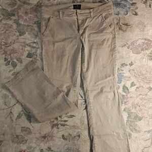 American Eagle Outfitters Tan Boot Cut Pants
